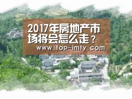2017年房地产市场将会怎么走?中央释放了这些改革信号_im体育平台(图1) im体育APP